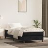 vidaXL Polsterbett, Samt, Schwarz, 90x190 cm Bild 2