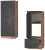 Mikrowellenschrank Fame-Line Dunkelgrau 60 cm Vicco Bild 5
