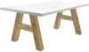 Esstisch ausziehbar Elia 1 160 x 90 x 75 Esszimmertisch Asteiche/Weiß Matt Lack 13261-160 Bild 2