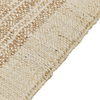 Teppich Jute sandbeige 160 x 230 cm geometrisches Muster Kurzflor ORTAOBA Bild 4