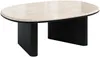 Vente-unique - CORMINA Couchtisch Marmor SchwarzBeige - B 74 cm x H 35,5 cm x L 97 cm Bild 3