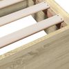 vidaXL Bettgestell mit Schubladen Sonoma-Eiche 135x190cm Holzwerkstoff 3280316 Bild 2