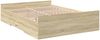 vidaXL Bettgestell mit Schubladen Sonoma-Eiche 135x190cm Holzwerkstoff 3280316 Bild 4
