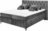 Boxspringbett 'PEMBROKE', anthrazit inkl. Topper, 180x200 Bild 2