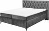 Boxspringbett 'PEMBROKE', anthrazit inkl. Topper, 180x200 Bild 3