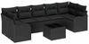 vidaXL Gartensofa-set Schwarz 55 x 55 x 37 cm Poly-Rattan 3345623 Bild 2