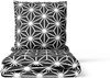 Müskaan - 2-tlg Bettwäsche Star 155x220 + 80x80 cm mit YKK Reißverschluss Garnitur Geometrisch Star Bild 5
