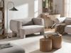 Sofa 2-Sitzer HOGBO Stoff Beige Bild 3