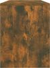 vidaXL Schminkhocker Räuchereiche 70x35x45 cm Holzwerkstoff 820523 Bild 5