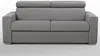 Vente-unique - Schlafsofa 4-Sitzer - Liegefläche: 160 cm - Matratzenhöhe: 18 cm - Stoff - Grau - VIZIR Bild 4