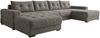 Ecksofa MODENA 320 cm x 185 cm – Stoff: ZOOM 21 Farbe: Grau Bild 4