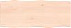 vidaXL Tischplatte 100x40x(2-6) cm Massivholz Unbehandelt Baumkante 363883 Bild 2