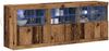 vidaXL LED-Sideboard Altholz 181 x 37 x 67 cm Holzwerkstoff 3333111 Bild 3