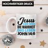 Trendation Tasse Bibel Vers Tasse Jesus der Weg die Wahrheit das Leben für Christen Bec Bild 3