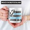 Trendation Tasse Bibel Vers Tasse Jesus der Weg die Wahrheit das Leben für Christen Bec Bild 2