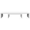 vidaXL Monitorständer Verstellbar Weiß 60x24x10,5 cm Holzwerkstoff 854625 Bild 4