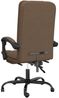 vidaXL Bürostuhl mit Liegefunktion Braun Stoff [349714] Bild 5