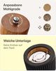 Praknu Salz- / Pfefferstreuer Salz & Pfeffermühle Set Akazien Holz – Edles Design & Keramikmahlwerk, (2er Set, 2-tlg), FSC-zertifiziert, Keramikmahlwerk, Stufenlos einstellbar, Langlebig Bild 4
