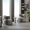 Casa Padrino Luxus Wohnzimmer & Hotel Sessel Grau / Schwarz 90 cm - Luxus Möbel Bild 5