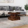 vidaXL Couchtisch mit LED-Leuchten Räuchereiche 50x50x40 cm 839844 Bild 4