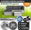 BRAST Gartenmöbel Lounge Sofa Couch Set Royal Grau Poly-Rattan für 4 Personen Bild 3
