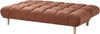 Schlafsofa 2-Sitzer RISOR Stoff Goldbraun Bild 5