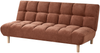 Schlafsofa 2-Sitzer RISOR Stoff Goldbraun Bild 4