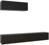 vidaXL TV-Schränke 3 Stk. Schwarz Spanplatte [3078808] Bild 2