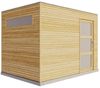Alpholz Gerätehaus QBS (optional mit Schleppdach Gartenhaus aus Holz in Grün Holzhaus mit 28 mm Wandstärke Blockbohlenhaus mit Montagematerial Bild 2