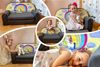 FORTISLINE Kindersitzgruppe Kindersofa "MINI" Kindercouch zum Aufklappen W386 Bild 3
