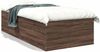 vidaXL Bettgestell Braun Eichen-Optik 100x200 cm Holzwerkstoff 3280964 Bild 2