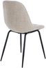CLP Stuhl Tom mit Metallgestell und hochwertiger Polsterung,creme Stoff Bild 5