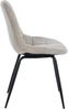CLP Stuhl Tom mit Metallgestell und hochwertiger Polsterung,creme Stoff Bild 4