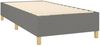 vidaXL Boxspringbett mit Matratze & LED Dunkelgrau 90x190 cm Stoff, Härtegrad: H2 [3135238] Bild 5