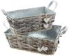 Pflanzer Weißes Herz 2er Set Blumenkasten Pflanzkorb Pflanzschale Blumentopf Bild 5