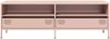 TV-Schrank, TV-Lowboard Rosa 135x39x43,5 cm Kaltgewalzter Stahl Bild 4