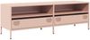 TV-Schrank, TV-Lowboard Rosa 135x39x43,5 cm Kaltgewalzter Stahl Bild 2