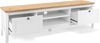Finori Bergen 55 TV-Board, weiß / Dekor Artisan Oak | TV-Board für Wohnzimmer | Maß: B x H x T ca. 160 x 45 x 40 cm | TV-Board mit 2 Rahmenschubkästen und 2 offenen Fächern Bild 5