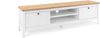 Finori Bergen 55 TV-Board, weiß / Dekor Artisan Oak | TV-Board für Wohnzimmer | Maß: B x H x T ca. 160 x 45 x 40 cm | TV-Board mit 2 Rahmenschubkästen und 2 offenen Fächern Bild 4