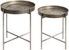 Beistelltisch >55223< (2er Set) in kupfer, Metall - 49x42cm (HxD) Bild 3