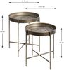 Beistelltisch >55223< (2er Set) in kupfer, Metall - 49x42cm (HxD) Bild 2