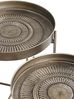Beistelltisch >55223< (2er Set) in kupfer, Metall - 49x42cm (HxD) Bild 5