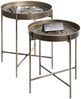 Beistelltisch >55223< (2er Set) in kupfer, Metall - 49x42cm (HxD) Bild 4