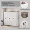 OTTO home Kleiderschrank Emmilia Schrank Schlafzimmerschrank im Landhaus Design (Mit vielen Einlegeböden und Softclose) Landhaus Schrank mit 6 Türen Breite 226,5cm Höhe 2m Bild 3