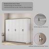 OTTO home Kleiderschrank Emmilia Schrank Schlafzimmerschrank im Landhaus Design (Mit vielen Einlegeböden und Softclose) Landhaus Schrank mit 6 Türen Breite 226,5cm Höhe 2m Bild 4