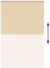vidaXL Verdunkelungsrollo Beige 165x210 cm Stoffbreite 161,6 cm 4010803 Bild 5