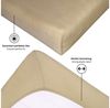 Esprit Spannbettlaken PREMIUM Spannbettlaken, 95% Baumwolle, 5% Elasthan, Gummizug: rundum, (1 Stück), 100 x 200 cm in Beige Bild 3