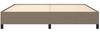 Bettgestell Taupe 200x200 cm Stoff [347094] Bild 5