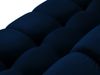 Micadoni Sofa Mamaia 4-Sitzer Samt Bluvel Königsblau schwarze Beine Bild 5