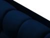 Micadoni Sofa Mamaia 4-Sitzer Samt Bluvel Königsblau schwarze Beine Bild 4